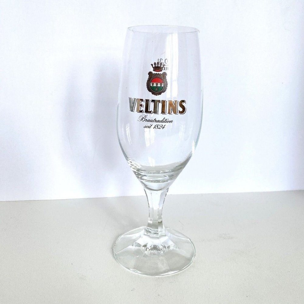Veltins German Beer Tradition Since 1824 Souvenir Drinking Glass 0.3L 8in